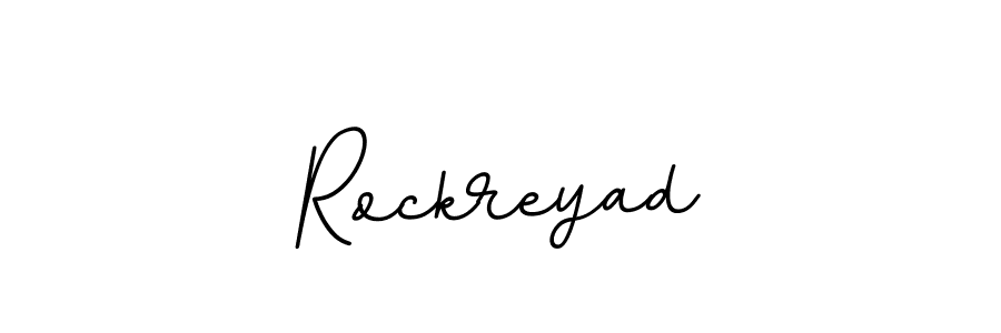 Rockreyad stylish signature style. Best Handwritten Sign (BallpointsItalic-DORy9) for my name. Handwritten Signature Collection Ideas for my name Rockreyad. Rockreyad signature style 11 images and pictures png