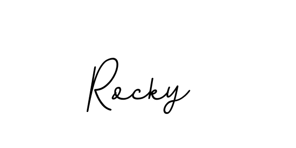 Also we have Rocky  name is the best signature style. Create professional handwritten signature collection using BallpointsItalic-DORy9 autograph style. Rocky  signature style 11 images and pictures png