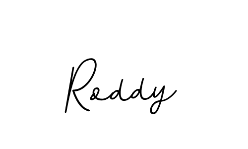 Design your own signature with our free online signature maker. With this signature software, you can create a handwritten (BallpointsItalic-DORy9) signature for name Roddy. Roddy signature style 11 images and pictures png