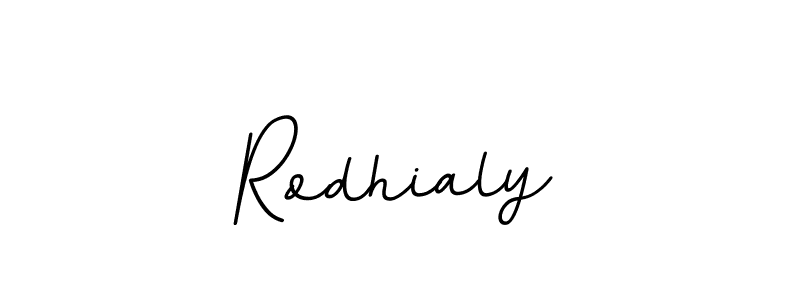 Design your own signature with our free online signature maker. With this signature software, you can create a handwritten (BallpointsItalic-DORy9) signature for name Rodhialy. Rodhialy signature style 11 images and pictures png