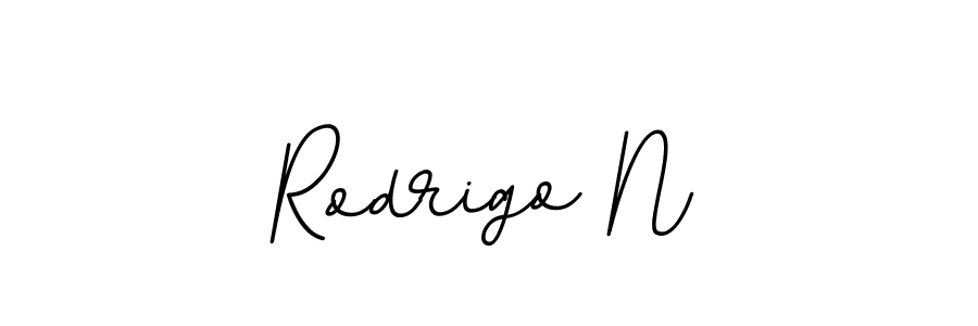 Make a beautiful signature design for name Rodrigo N. Use this online signature maker to create a handwritten signature for free. Rodrigo N signature style 11 images and pictures png