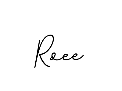 The best way (BallpointsItalic-DORy9) to make a short signature is to pick only two or three words in your name. The name Roee include a total of six letters. For converting this name. Roee signature style 11 images and pictures png