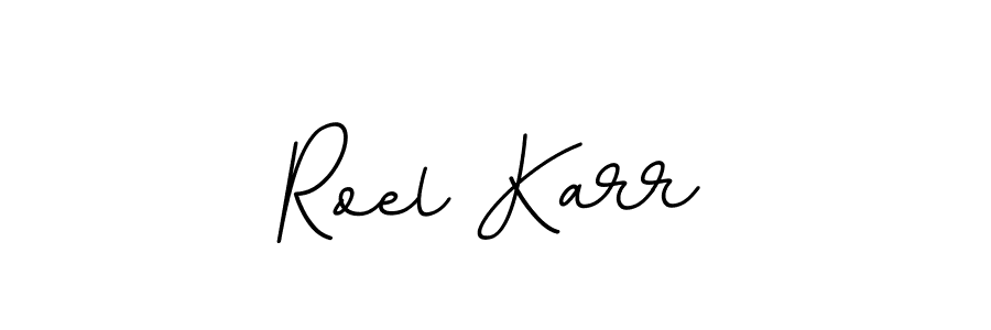Use a signature maker to create a handwritten signature online. With this signature software, you can design (BallpointsItalic-DORy9) your own signature for name Roel Karr. Roel Karr signature style 11 images and pictures png