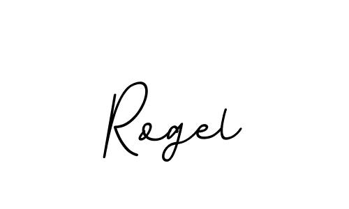 How to make Rogel name signature. Use BallpointsItalic-DORy9 style for creating short signs online. This is the latest handwritten sign. Rogel signature style 11 images and pictures png