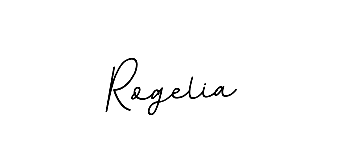 How to make Rogelia name signature. Use BallpointsItalic-DORy9 style for creating short signs online. This is the latest handwritten sign. Rogelia signature style 11 images and pictures png