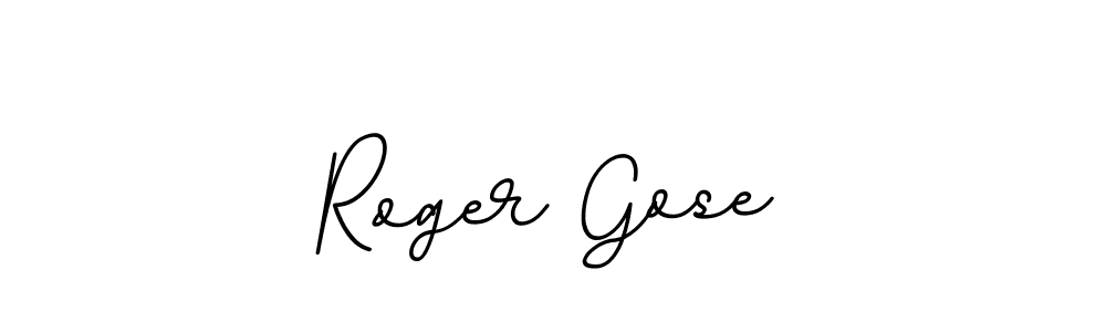 Use a signature maker to create a handwritten signature online. With this signature software, you can design (BallpointsItalic-DORy9) your own signature for name Roger Gose. Roger Gose signature style 11 images and pictures png