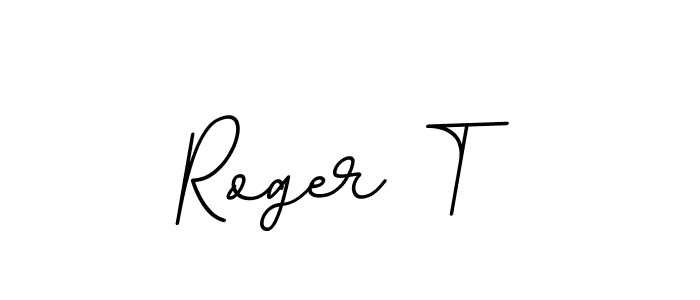 It looks lik you need a new signature style for name Roger T. Design unique handwritten (BallpointsItalic-DORy9) signature with our free signature maker in just a few clicks. Roger T signature style 11 images and pictures png