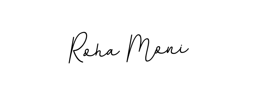 if you are searching for the best signature style for your name Roha Moni. so please give up your signature search. here we have designed multiple signature styles  using BallpointsItalic-DORy9. Roha Moni signature style 11 images and pictures png