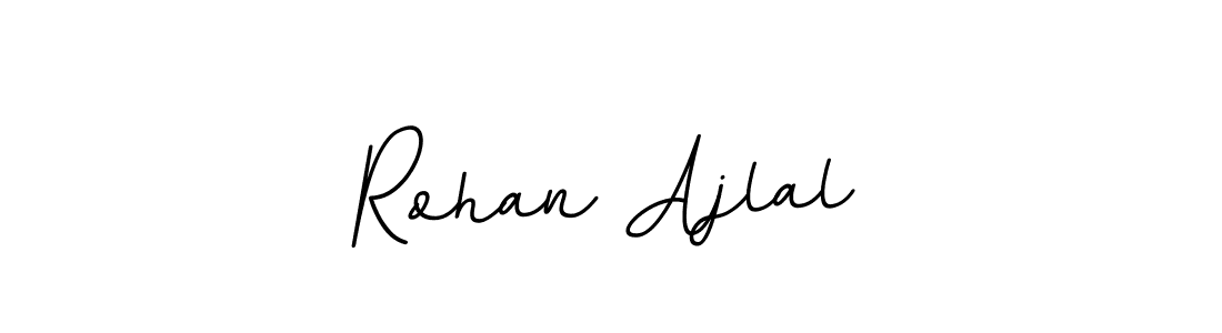 Create a beautiful signature design for name Rohan Ajlal. With this signature (BallpointsItalic-DORy9) fonts, you can make a handwritten signature for free. Rohan Ajlal signature style 11 images and pictures png