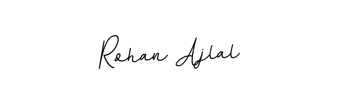 Use a signature maker to create a handwritten signature online. With this signature software, you can design (BallpointsItalic-DORy9) your own signature for name Rohan Ajlal. Rohan Ajlal signature style 11 images and pictures png