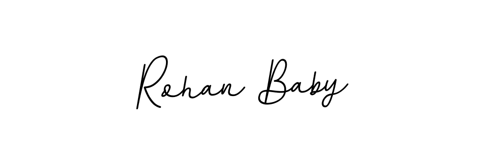 Design your own signature with our free online signature maker. With this signature software, you can create a handwritten (BallpointsItalic-DORy9) signature for name Rohan Baby. Rohan Baby signature style 11 images and pictures png