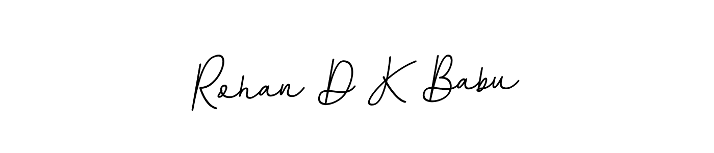 Make a beautiful signature design for name Rohan D K Babu. Use this online signature maker to create a handwritten signature for free. Rohan D K Babu signature style 11 images and pictures png