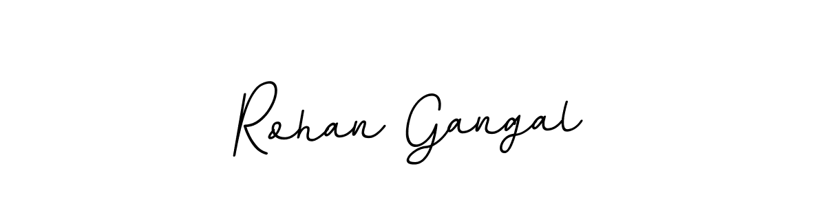 Make a beautiful signature design for name Rohan Gangal. With this signature (BallpointsItalic-DORy9) style, you can create a handwritten signature for free. Rohan Gangal signature style 11 images and pictures png