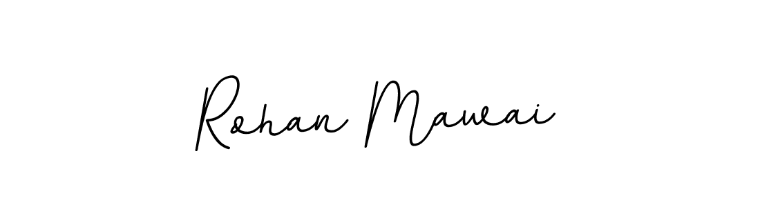 How to make Rohan Mawai name signature. Use BallpointsItalic-DORy9 style for creating short signs online. This is the latest handwritten sign. Rohan Mawai signature style 11 images and pictures png