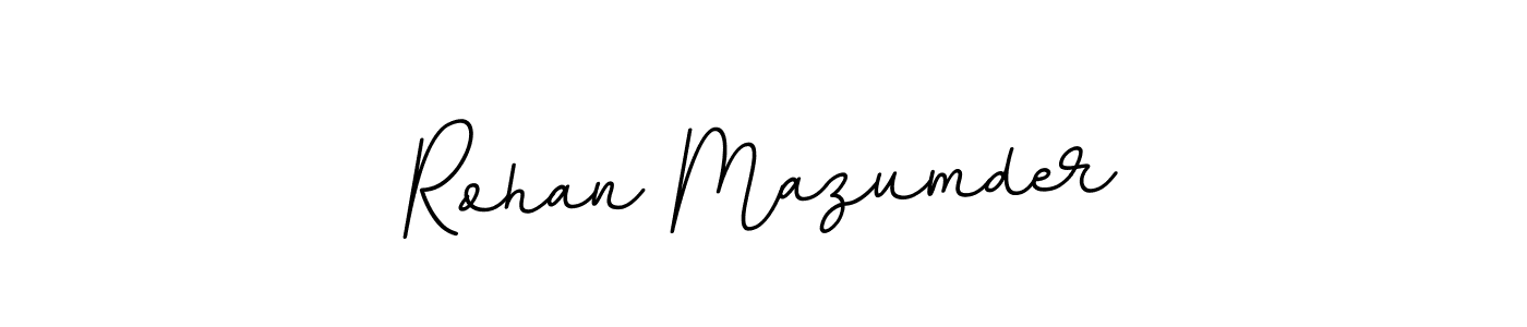 Create a beautiful signature design for name Rohan Mazumder. With this signature (BallpointsItalic-DORy9) fonts, you can make a handwritten signature for free. Rohan Mazumder signature style 11 images and pictures png