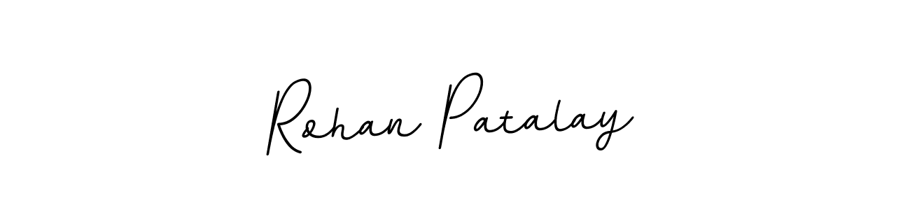 How to make Rohan Patalay name signature. Use BallpointsItalic-DORy9 style for creating short signs online. This is the latest handwritten sign. Rohan Patalay signature style 11 images and pictures png