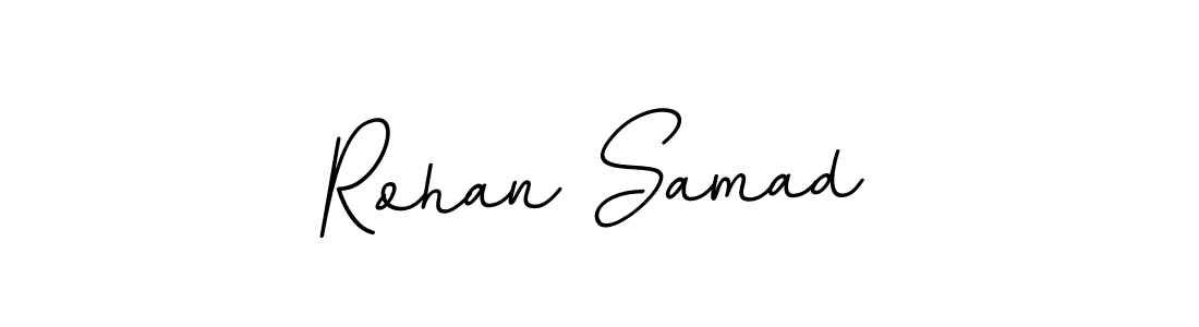 Make a beautiful signature design for name Rohan Samad. With this signature (BallpointsItalic-DORy9) style, you can create a handwritten signature for free. Rohan Samad signature style 11 images and pictures png