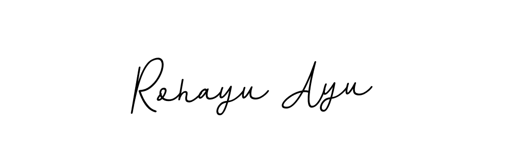 Once you've used our free online signature maker to create your best signature BallpointsItalic-DORy9 style, it's time to enjoy all of the benefits that Rohayu Ayu name signing documents. Rohayu Ayu signature style 11 images and pictures png