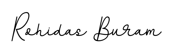 The best way (BallpointsItalic-DORy9) to make a short signature is to pick only two or three words in your name. For converting this name Rohidas Buram. Rohidas Buram signature style 11 images and pictures png