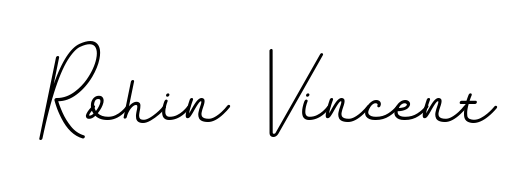 A dynamic signature style for Rohin Vincent using BallpointsItalic-DORy9 script. Designed to look authentic, handwritten, and professional. Rohin Vincent signature style 11 images and pictures png