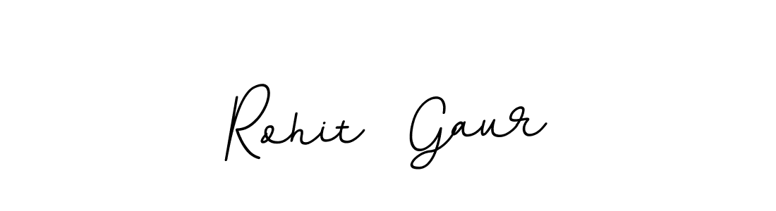 Create a beautiful signature design for name Rohit  Gaur. With this signature (BallpointsItalic-DORy9) fonts, you can make a handwritten signature for free. Rohit  Gaur signature style 11 images and pictures png