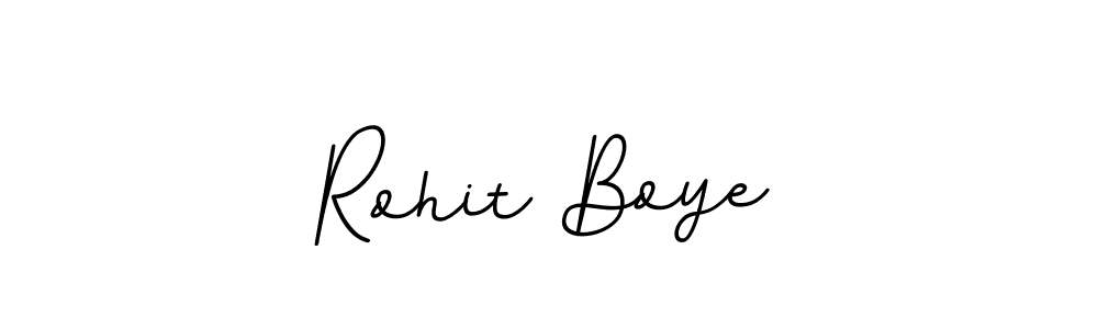 Make a beautiful signature design for name Rohit Boye. With this signature (BallpointsItalic-DORy9) style, you can create a handwritten signature for free. Rohit Boye signature style 11 images and pictures png