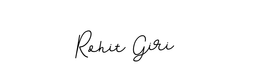 Use a signature maker to create a handwritten signature online. With this signature software, you can design (BallpointsItalic-DORy9) your own signature for name Rohit Giri. Rohit Giri signature style 11 images and pictures png