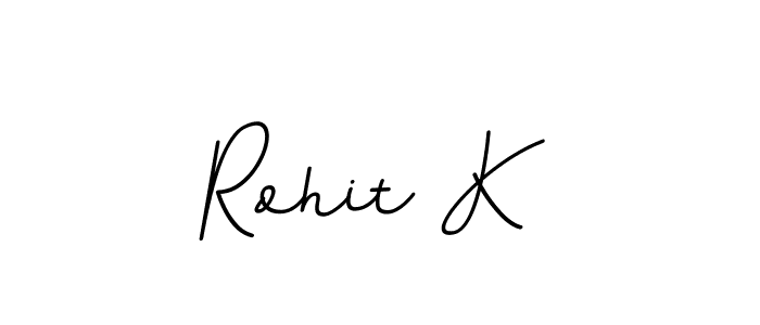 How to Draw Rohit K signature style? BallpointsItalic-DORy9 is a latest design signature styles for name Rohit K. Rohit K signature style 11 images and pictures png