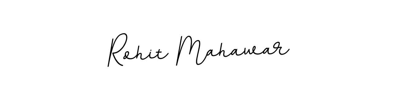 Make a beautiful signature design for name Rohit Mahawar. With this signature (BallpointsItalic-DORy9) style, you can create a handwritten signature for free. Rohit Mahawar signature style 11 images and pictures png