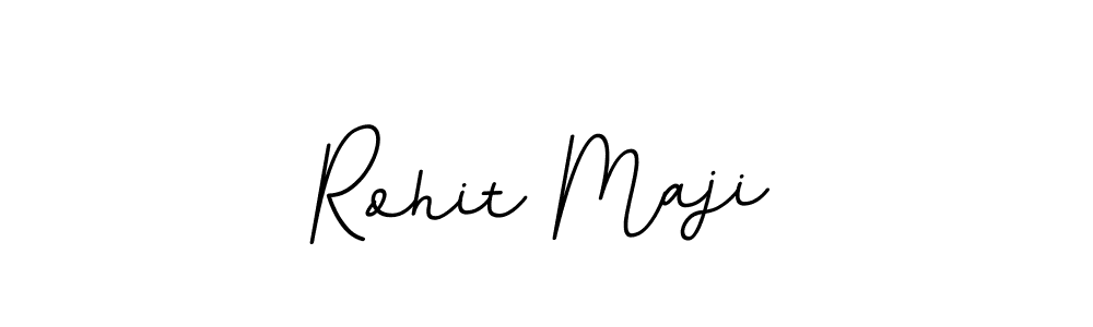 Design your own signature with our free online signature maker. With this signature software, you can create a handwritten (BallpointsItalic-DORy9) signature for name Rohit Maji. Rohit Maji signature style 11 images and pictures png