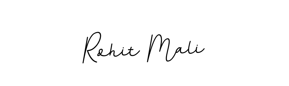 It looks lik you need a new signature style for name Rohit Mali. Design unique handwritten (BallpointsItalic-DORy9) signature with our free signature maker in just a few clicks. Rohit Mali signature style 11 images and pictures png