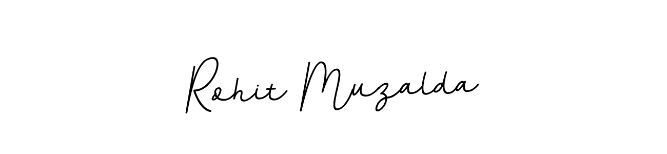 Create a beautiful signature design for name Rohit Muzalda. With this signature (BallpointsItalic-DORy9) fonts, you can make a handwritten signature for free. Rohit Muzalda signature style 11 images and pictures png