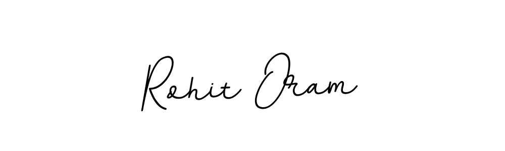 Make a beautiful signature design for name Rohit Oram. With this signature (BallpointsItalic-DORy9) style, you can create a handwritten signature for free. Rohit Oram signature style 11 images and pictures png