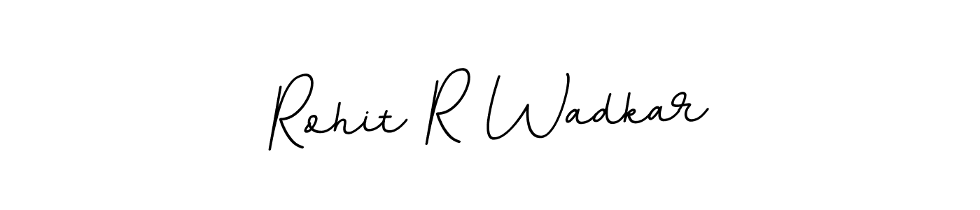 Make a short Rohit R Wadkar signature style. Manage your documents anywhere anytime using BallpointsItalic-DORy9. Create and add eSignatures, submit forms, share and send files easily. Rohit R Wadkar signature style 11 images and pictures png
