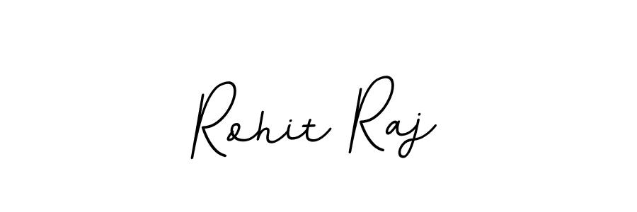 The best way (BallpointsItalic-DORy9) to make a short signature is to pick only two or three words in your name. The name Rohit Raj include a total of six letters. For converting this name. Rohit Raj signature style 11 images and pictures png