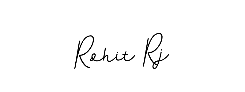 Use a signature maker to create a handwritten signature online. With this signature software, you can design (BallpointsItalic-DORy9) your own signature for name Rohit Rj. Rohit Rj signature style 11 images and pictures png