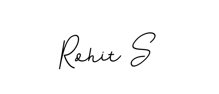 Create a beautiful signature design for name Rohit S. With this signature (BallpointsItalic-DORy9) fonts, you can make a handwritten signature for free. Rohit S signature style 11 images and pictures png