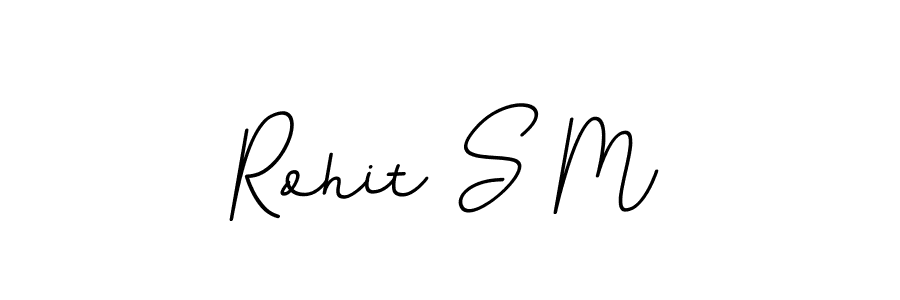 BallpointsItalic-DORy9 is a professional signature style that is perfect for those who want to add a touch of class to their signature. It is also a great choice for those who want to make their signature more unique. Get Rohit S M name to fancy signature for free. Rohit S M signature style 11 images and pictures png