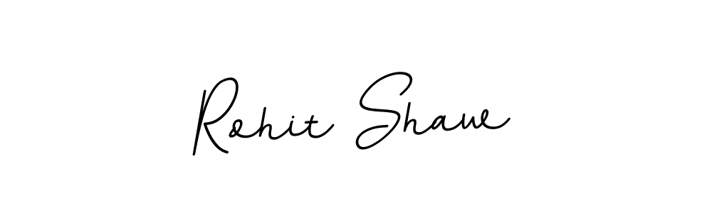 The best way (BallpointsItalic-DORy9) to make a short signature is to pick only two or three words in your name. The name Rohit Shaw include a total of six letters. For converting this name. Rohit Shaw signature style 11 images and pictures png