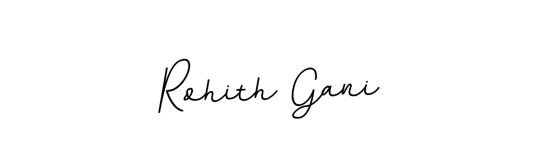 Rohith Gani stylish signature style. Best Handwritten Sign (BallpointsItalic-DORy9) for my name. Handwritten Signature Collection Ideas for my name Rohith Gani. Rohith Gani signature style 11 images and pictures png