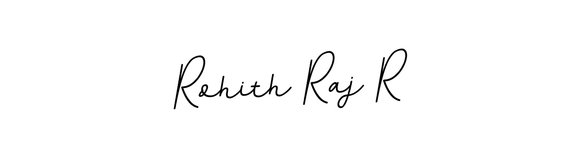 Make a beautiful signature design for name Rohith Raj R. With this signature (BallpointsItalic-DORy9) style, you can create a handwritten signature for free. Rohith Raj R signature style 11 images and pictures png