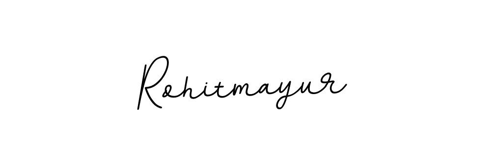 Create a beautiful signature design for name Rohitmayur. With this signature (BallpointsItalic-DORy9) fonts, you can make a handwritten signature for free. Rohitmayur signature style 11 images and pictures png
