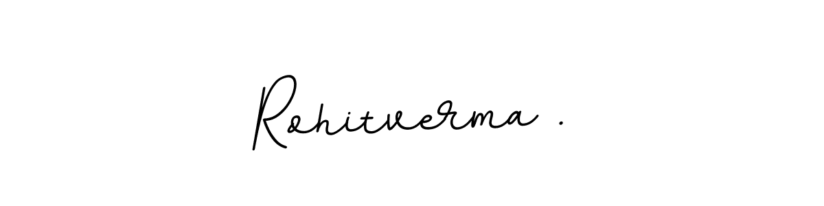 Make a beautiful signature design for name Rohitverma .. Use this online signature maker to create a handwritten signature for free. Rohitverma . signature style 11 images and pictures png