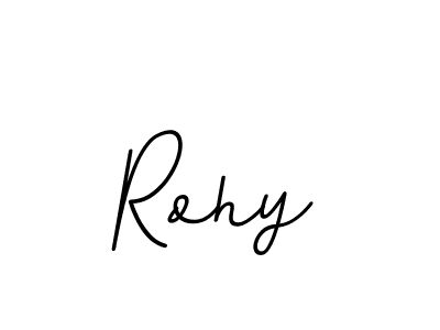 This is the best signature style for the Rohy name. Also you like these signature font (BallpointsItalic-DORy9). Mix name signature. Rohy signature style 11 images and pictures png