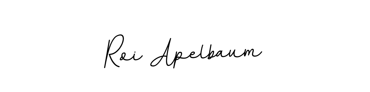 Roi Apelbaum stylish signature style. Best Handwritten Sign (BallpointsItalic-DORy9) for my name. Handwritten Signature Collection Ideas for my name Roi Apelbaum. Roi Apelbaum signature style 11 images and pictures png