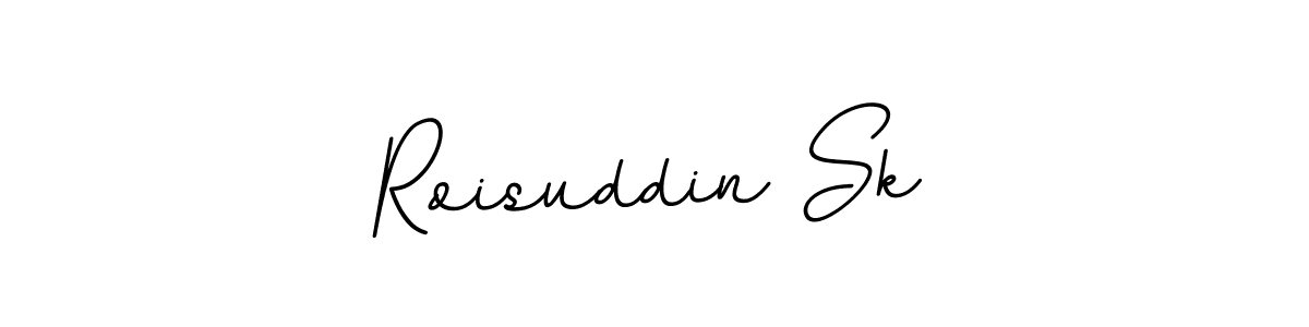 Design your own signature with our free online signature maker. With this signature software, you can create a handwritten (BallpointsItalic-DORy9) signature for name Roisuddin Sk. Roisuddin Sk signature style 11 images and pictures png