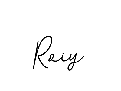 Roiy stylish signature style. Best Handwritten Sign (BallpointsItalic-DORy9) for my name. Handwritten Signature Collection Ideas for my name Roiy. Roiy signature style 11 images and pictures png