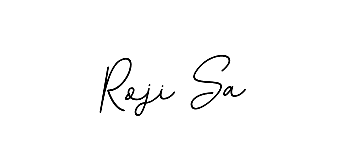Similarly BallpointsItalic-DORy9 is the best handwritten signature design. Signature creator online .You can use it as an online autograph creator for name Roji Sa. Roji Sa signature style 11 images and pictures png