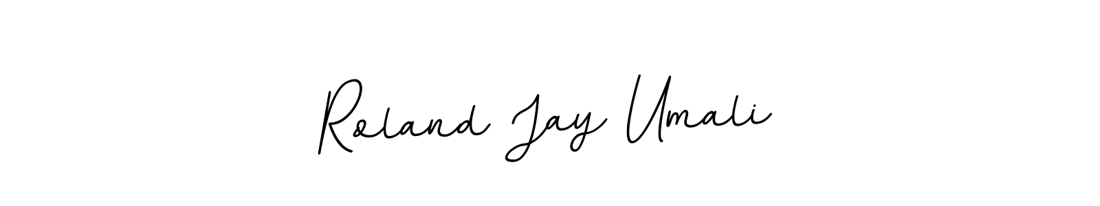 You should practise on your own different ways (BallpointsItalic-DORy9) to write your name (Roland Jay Umali) in signature. don't let someone else do it for you. Roland Jay Umali signature style 11 images and pictures png