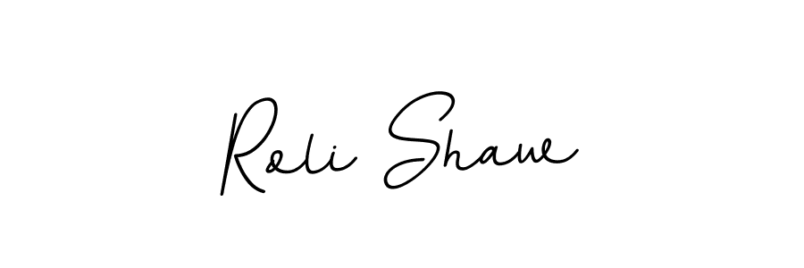 It looks lik you need a new signature style for name Roli Shaw. Design unique handwritten (BallpointsItalic-DORy9) signature with our free signature maker in just a few clicks. Roli Shaw signature style 11 images and pictures png